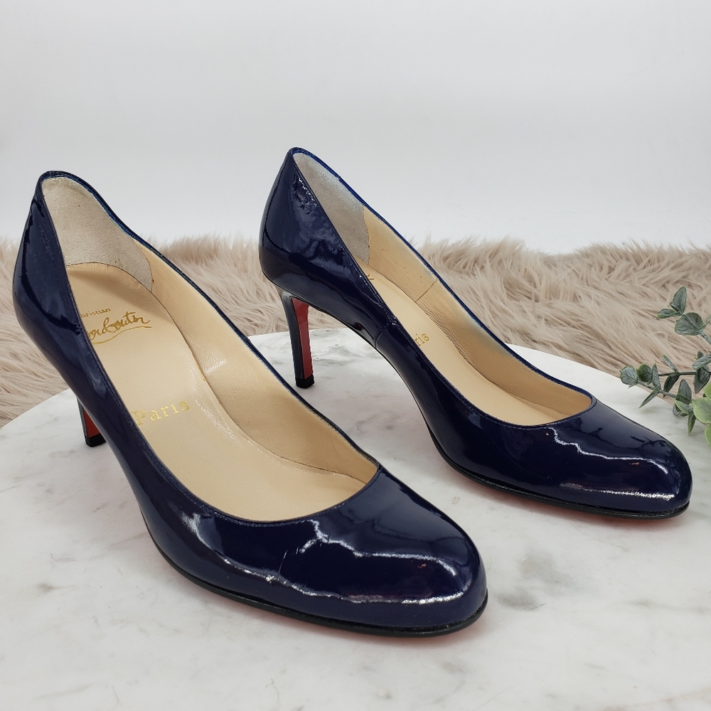 Christian Louboutin Patent Leather Simple Pump - Picture 4 of 8